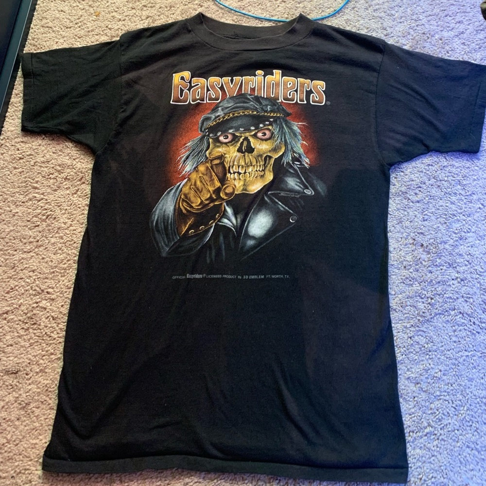 Original east riders tour shirt. Made by 3D Emblems. Large. Black. - Picture 1 of 4